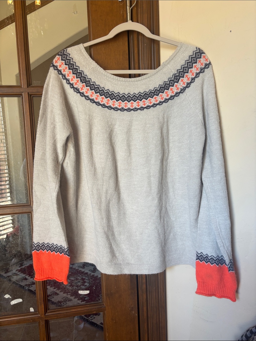 NWT Rakkiss all is fair isle in love sweater! XXL